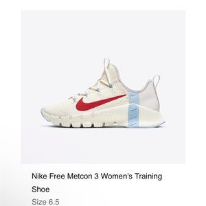 Nike Free Metcon 3. Ivory. Size 6.5